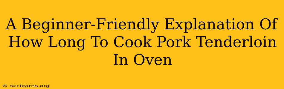 A Beginner-Friendly Explanation Of How Long To Cook Pork Tenderloin In Oven