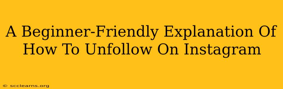 A Beginner-Friendly Explanation Of How To Unfollow On Instagram