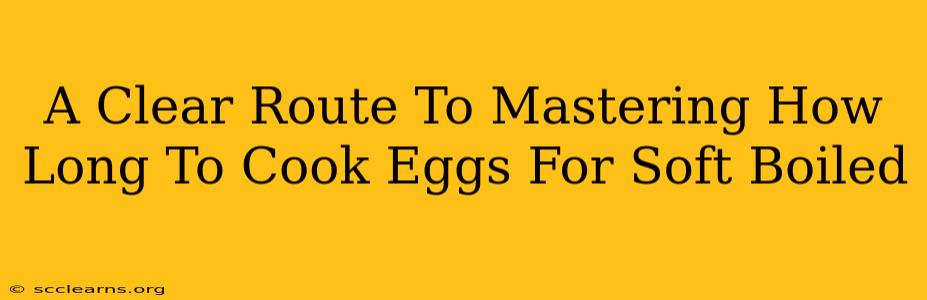 A Clear Route To Mastering How Long To Cook Eggs For Soft Boiled