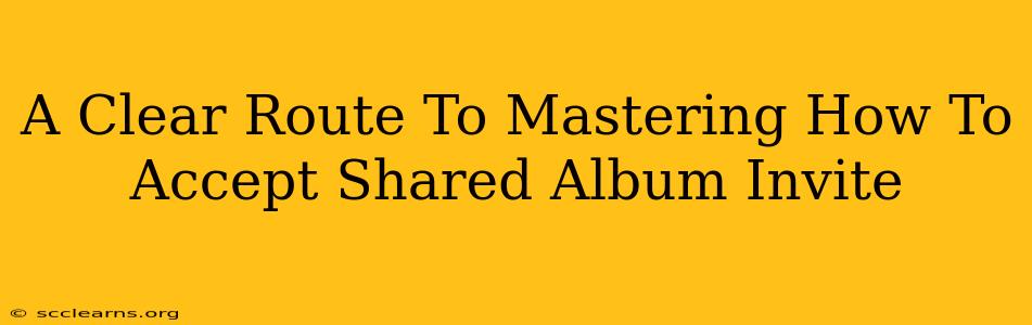 A Clear Route To Mastering How To Accept Shared Album Invite