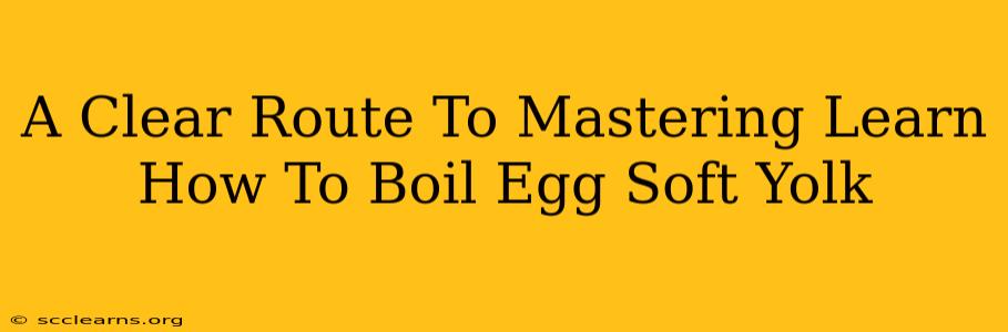 A Clear Route To Mastering Learn How To Boil Egg Soft Yolk