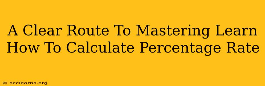 A Clear Route To Mastering Learn How To Calculate Percentage Rate