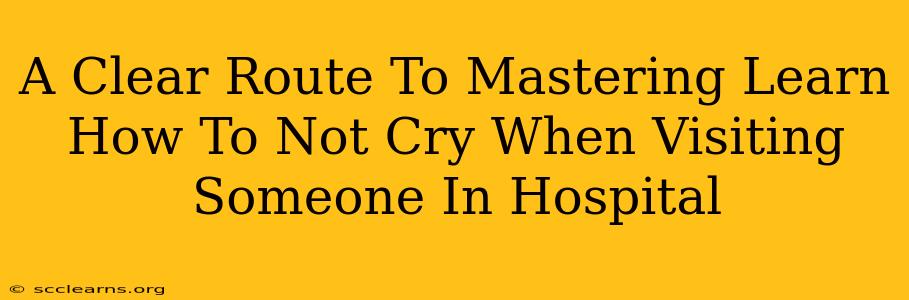 A Clear Route To Mastering Learn How To Not Cry When Visiting Someone In Hospital