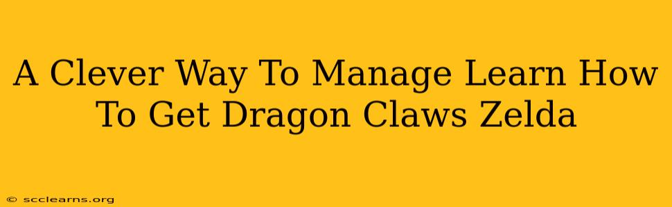 A Clever Way To Manage Learn How To Get Dragon Claws Zelda