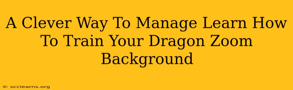 A Clever Way To Manage Learn How To Train Your Dragon Zoom Background