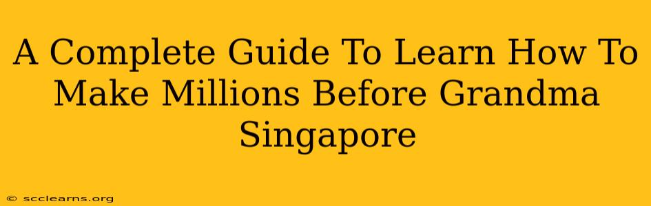 A Complete Guide To Learn How To Make Millions Before Grandma Singapore