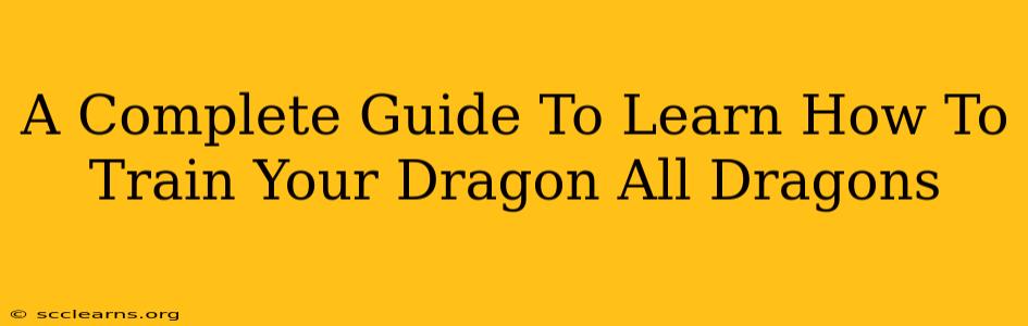 A Complete Guide To Learn How To Train Your Dragon All Dragons