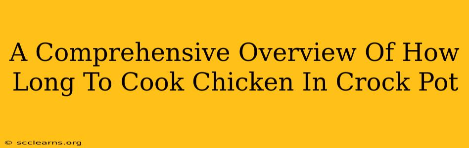 A Comprehensive Overview Of How Long To Cook Chicken In Crock Pot