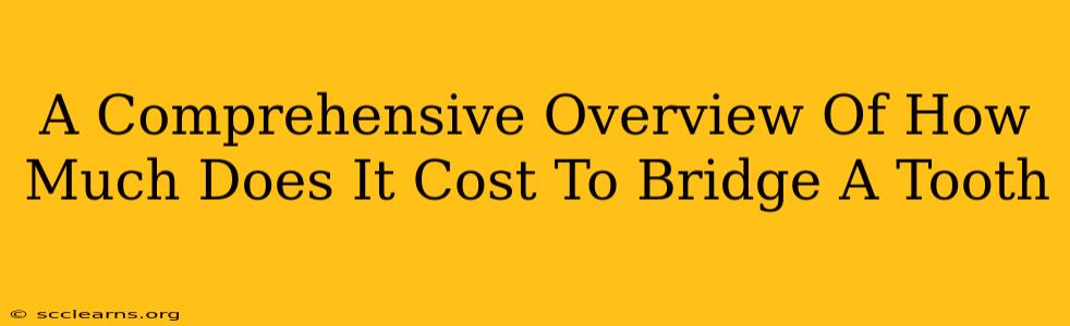 A Comprehensive Overview Of How Much Does It Cost To Bridge A Tooth