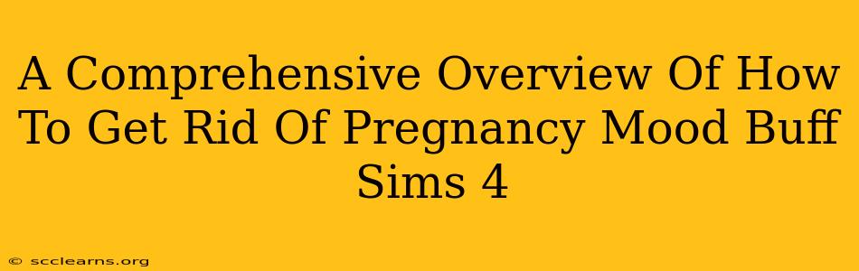 A Comprehensive Overview Of How To Get Rid Of Pregnancy Mood Buff Sims 4