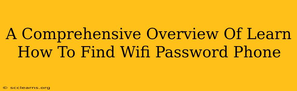 A Comprehensive Overview Of Learn How To Find Wifi Password Phone