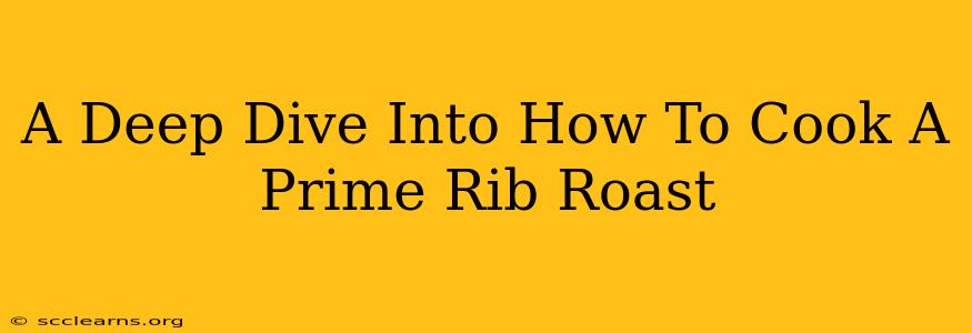 A Deep Dive Into How To Cook A Prime Rib Roast