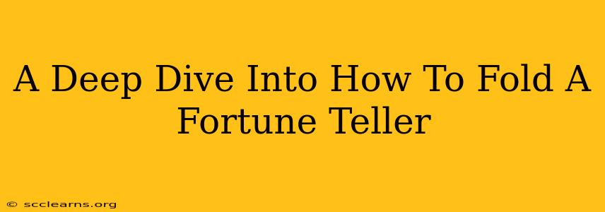 A Deep Dive Into How To Fold A Fortune Teller