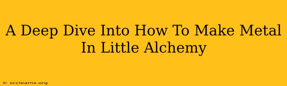 A Deep Dive Into How To Make Metal In Little Alchemy