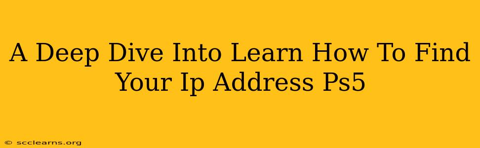 A Deep Dive Into Learn How To Find Your Ip Address Ps5