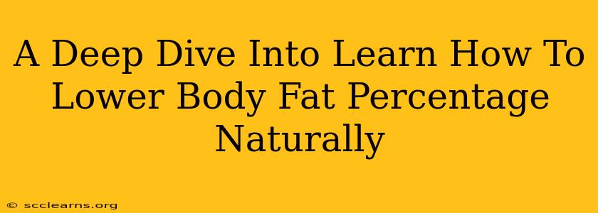 A Deep Dive Into Learn How To Lower Body Fat Percentage Naturally