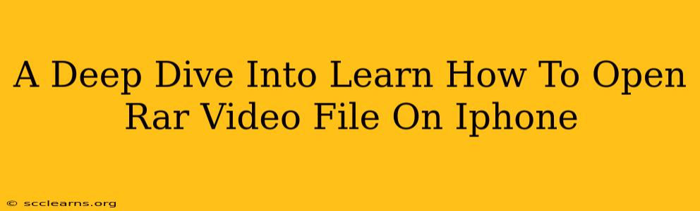 A Deep Dive Into Learn How To Open Rar Video File On Iphone