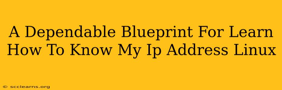 A Dependable Blueprint For Learn How To Know My Ip Address Linux