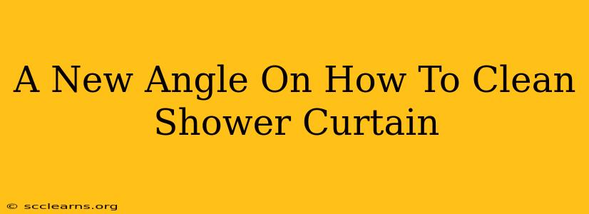 A New Angle On How To Clean Shower Curtain