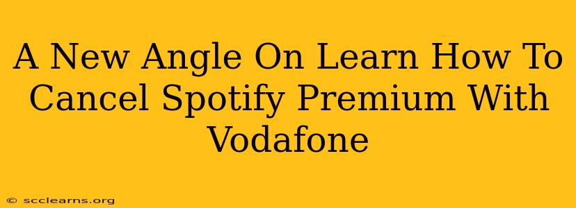 A New Angle On Learn How To Cancel Spotify Premium With Vodafone