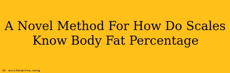 A Novel Method For How Do Scales Know Body Fat Percentage