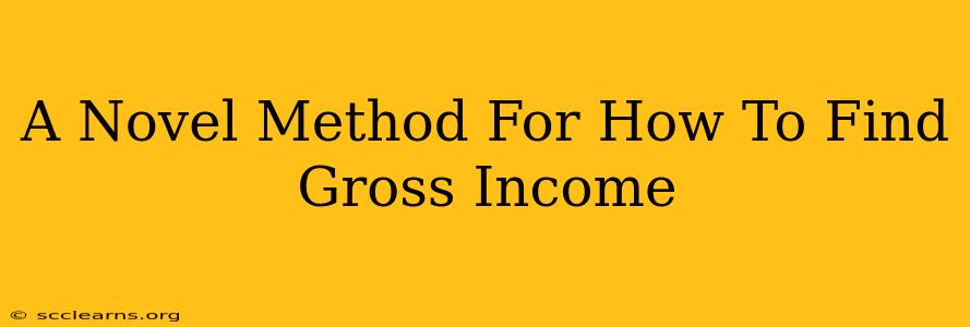 A Novel Method For How To Find Gross Income