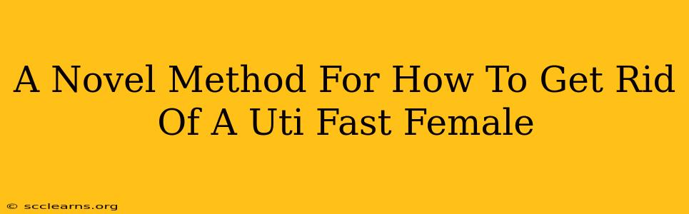 A Novel Method For How To Get Rid Of A Uti Fast Female