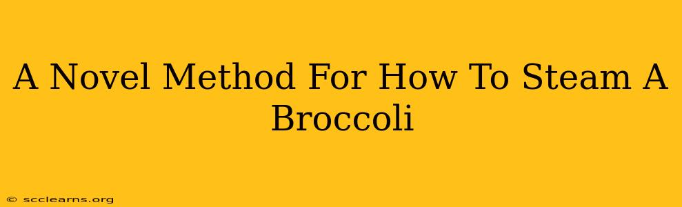 A Novel Method For How To Steam A Broccoli