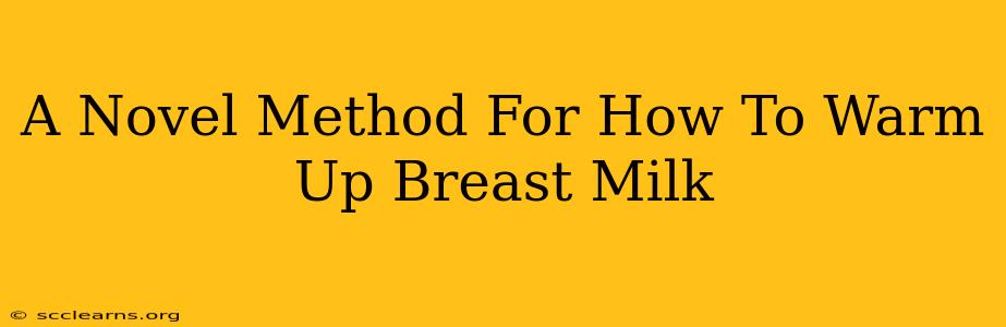 A Novel Method For How To Warm Up Breast Milk