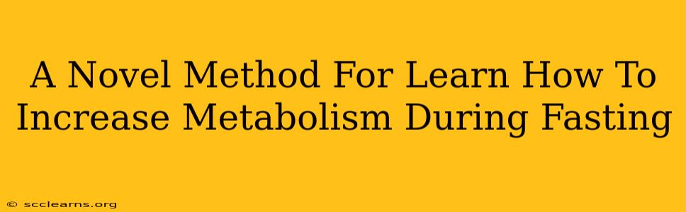 A Novel Method For Learn How To Increase Metabolism During Fasting