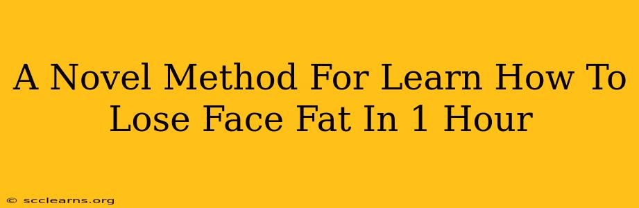 A Novel Method For Learn How To Lose Face Fat In 1 Hour