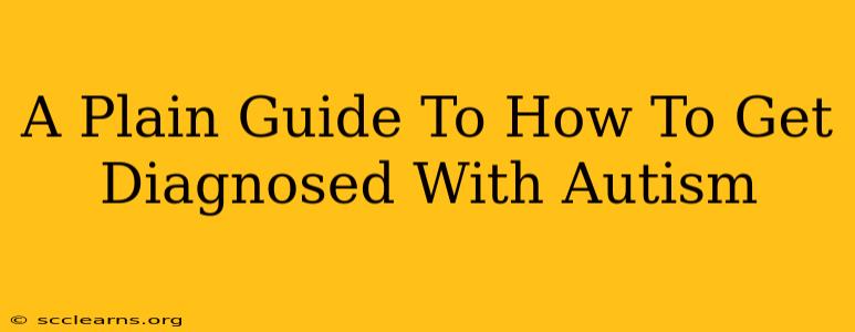 A Plain Guide To How To Get Diagnosed With Autism