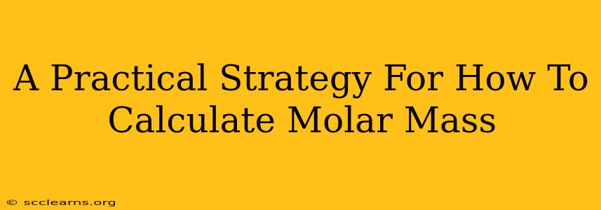 A Practical Strategy For How To Calculate Molar Mass