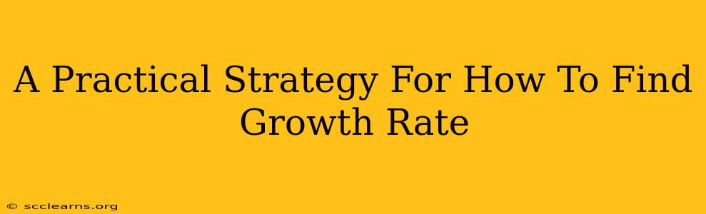 A Practical Strategy For How To Find Growth Rate