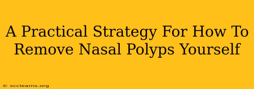 A Practical Strategy For How To Remove Nasal Polyps Yourself