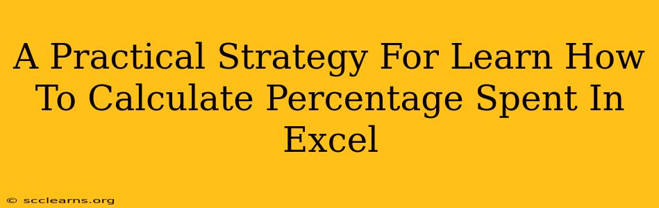 A Practical Strategy For Learn How To Calculate Percentage Spent In Excel