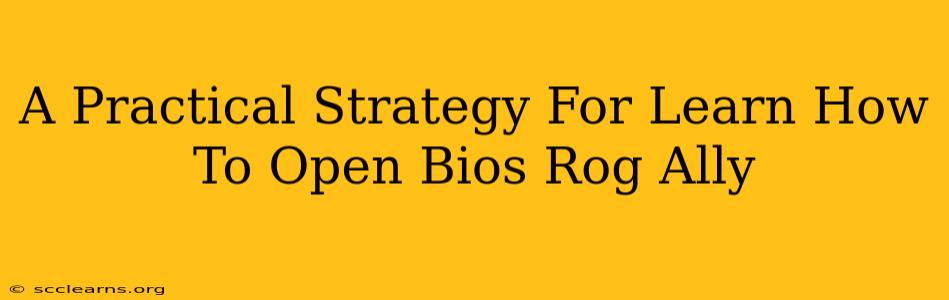 A Practical Strategy For Learn How To Open Bios Rog Ally