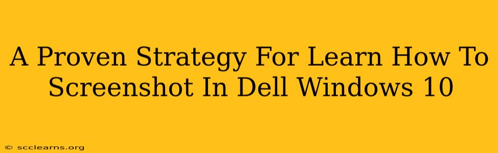 A Proven Strategy For Learn How To Screenshot In Dell Windows 10