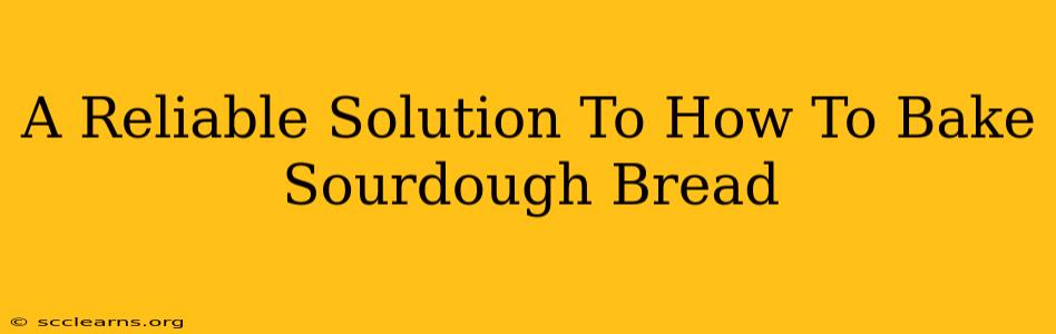 A Reliable Solution To How To Bake Sourdough Bread