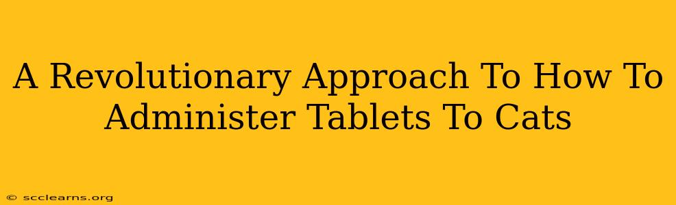 A Revolutionary Approach To How To Administer Tablets To Cats