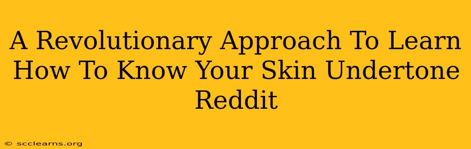 A Revolutionary Approach To Learn How To Know Your Skin Undertone Reddit