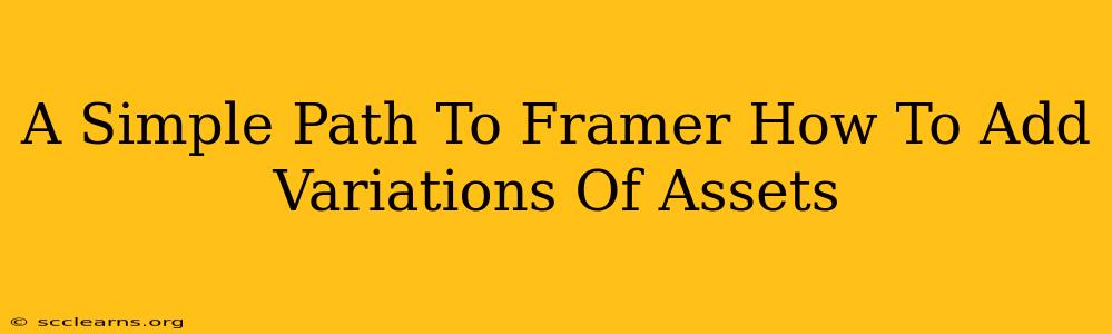 A Simple Path To Framer How To Add Variations Of Assets