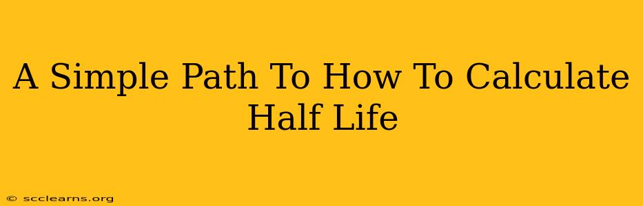 A Simple Path To How To Calculate Half Life