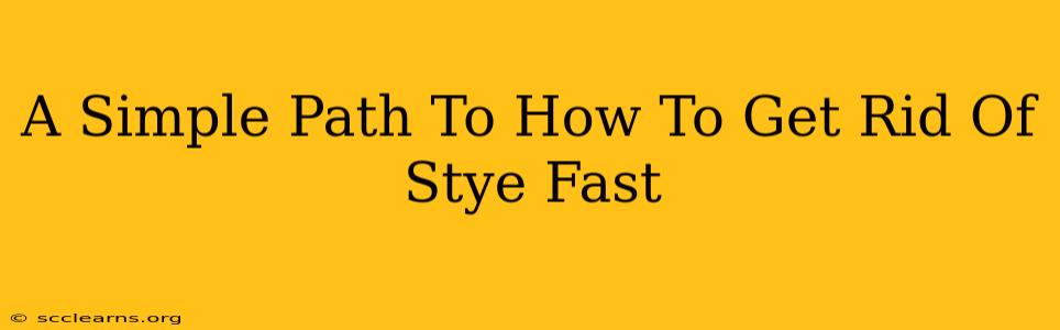 A Simple Path To How To Get Rid Of Stye Fast