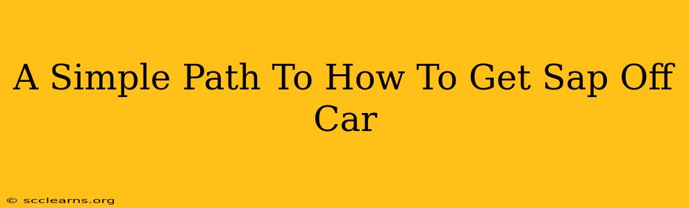 A Simple Path To How To Get Sap Off Car