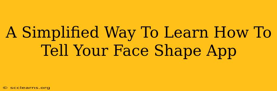 A Simplified Way To Learn How To Tell Your Face Shape App