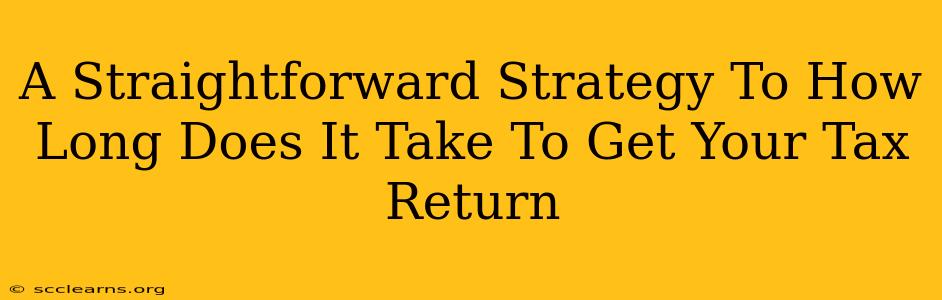 A Straightforward Strategy To How Long Does It Take To Get Your Tax Return