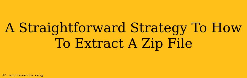 A Straightforward Strategy To How To Extract A Zip File