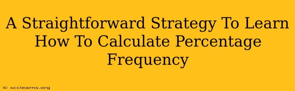 A Straightforward Strategy To Learn How To Calculate Percentage Frequency