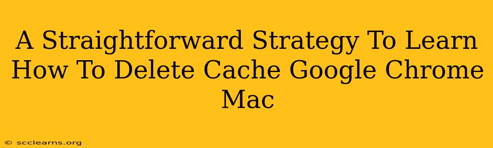 A Straightforward Strategy To Learn How To Delete Cache Google Chrome Mac